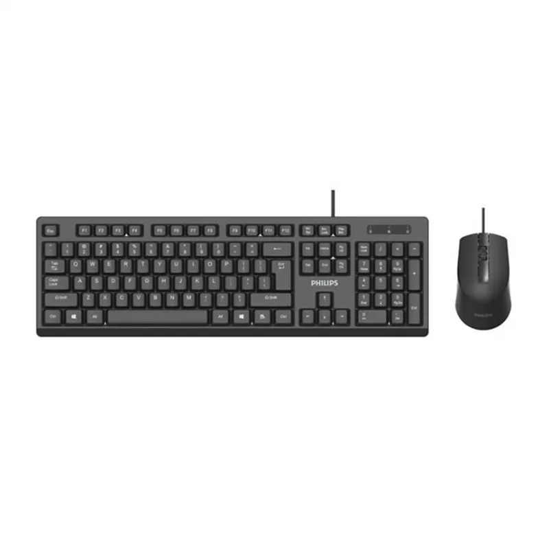 Philips K234 USB Wired Keyboard and Mouse Combo Set - All-in-One for Laptop and Desktop Computers - Wholesale Available thumbnail 5