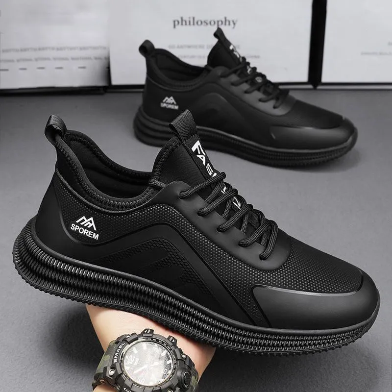 Men's Lightweight Casual Shoes Soft Sole Comfortable Walking Sneakers | Trendy Non-Slip Dirt-Resistant Sports Shoes for Everyday Wear, Travel, and Active Lifestyles thumbnail 1