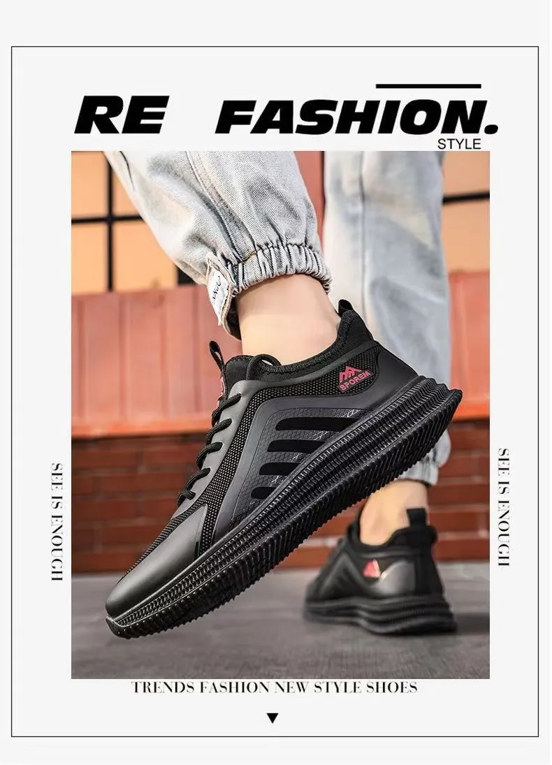 Men's Lightweight Casual Shoes Soft Sole Comfortable Walking Sneakers | Trendy Non-Slip Dirt-Resistant Sports Shoes for Everyday Wear, Travel, and Active Lifestyles showcase 16