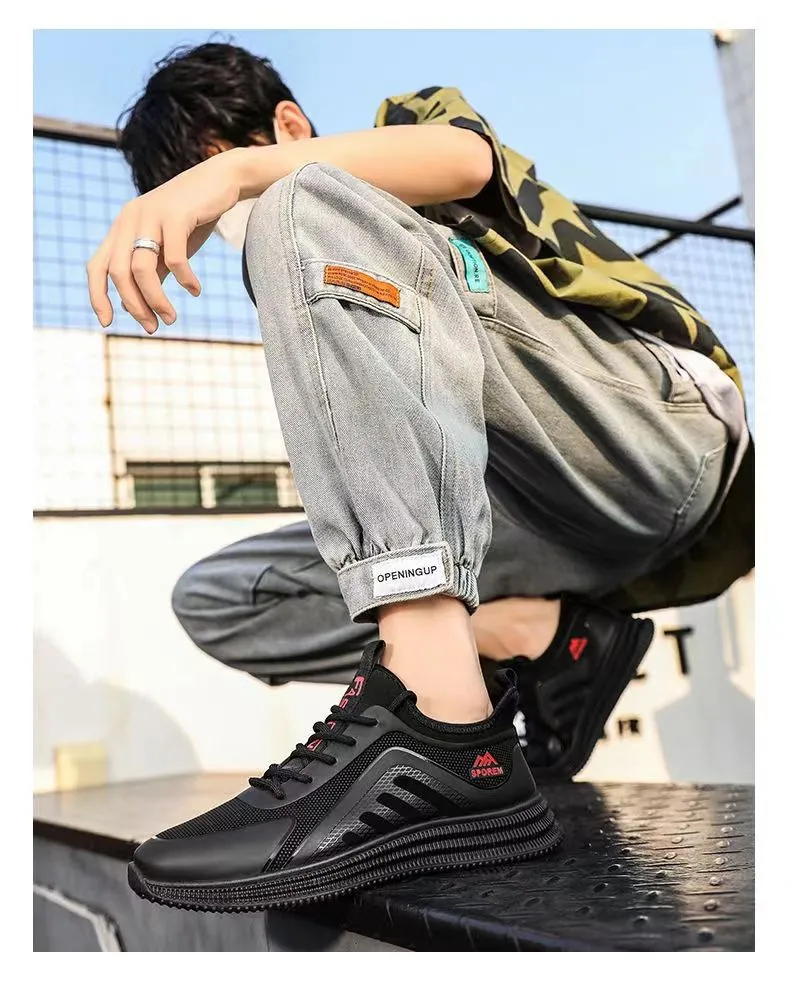 Men's Lightweight Casual Shoes Soft Sole Comfortable Walking Sneakers | Trendy Non-Slip Dirt-Resistant Sports Shoes for Everyday Wear, Travel, and Active Lifestyles showcase 2