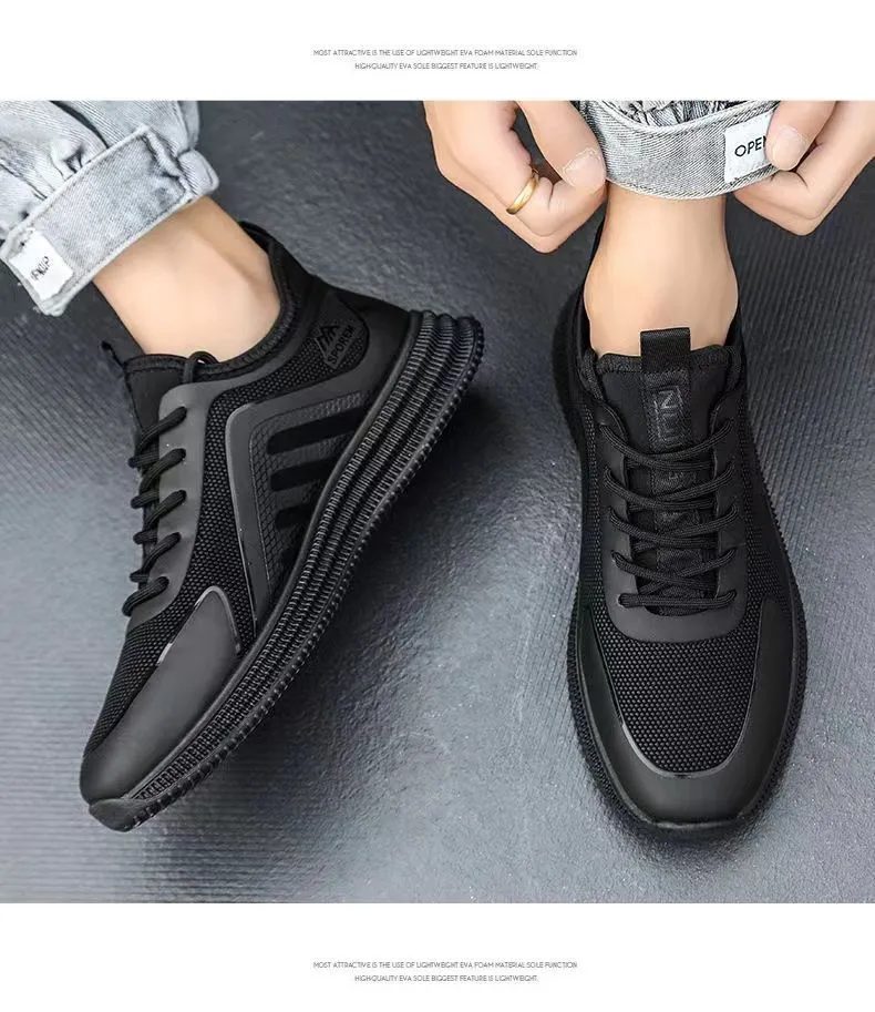 Men's Lightweight Casual Shoes Soft Sole Comfortable Walking Sneakers | Trendy Non-Slip Dirt-Resistant Sports Shoes for Everyday Wear, Travel, and Active Lifestyles showcase 17