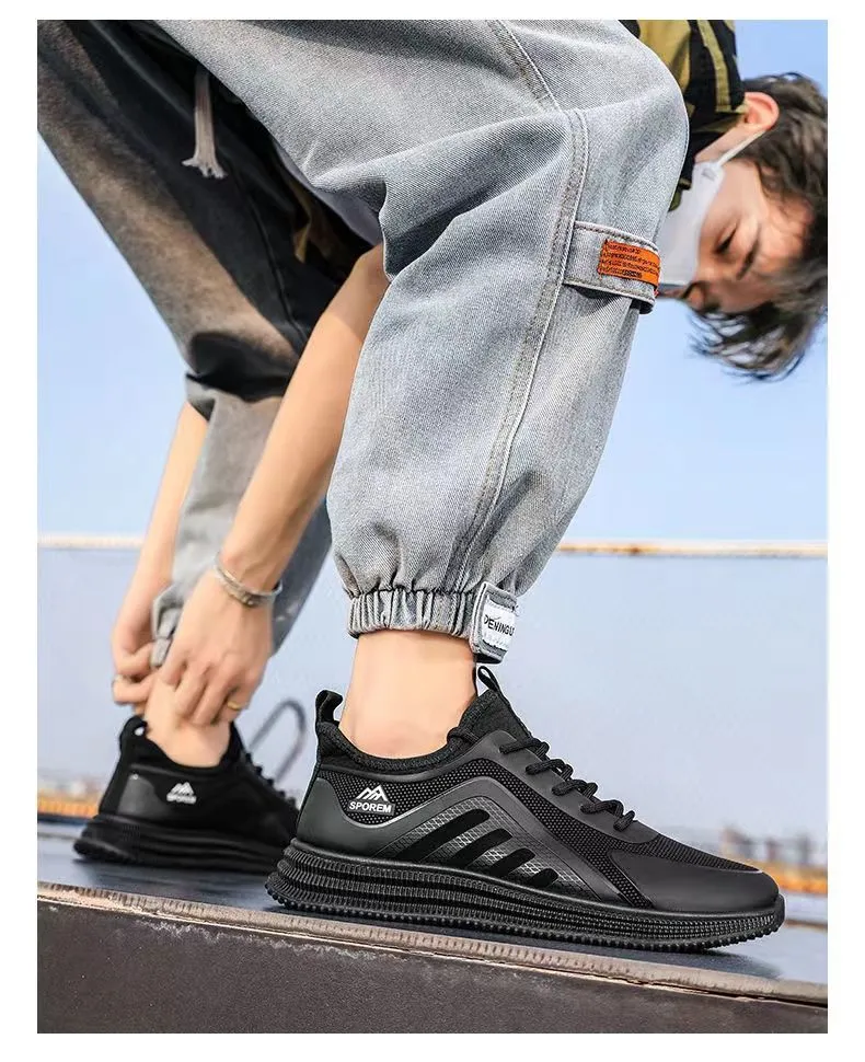 Men's Lightweight Casual Shoes Soft Sole Comfortable Walking Sneakers | Trendy Non-Slip Dirt-Resistant Sports Shoes for Everyday Wear, Travel, and Active Lifestyles showcase 10