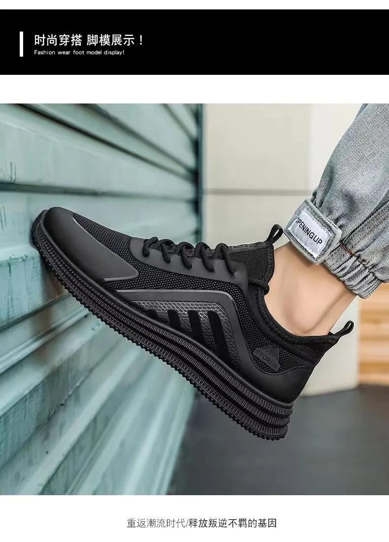 Men's Lightweight Casual Shoes Soft Sole Comfortable Walking Sneakers | Trendy Non-Slip Dirt-Resistant Sports Shoes for Everyday Wear, Travel, and Active Lifestyles showcase 15