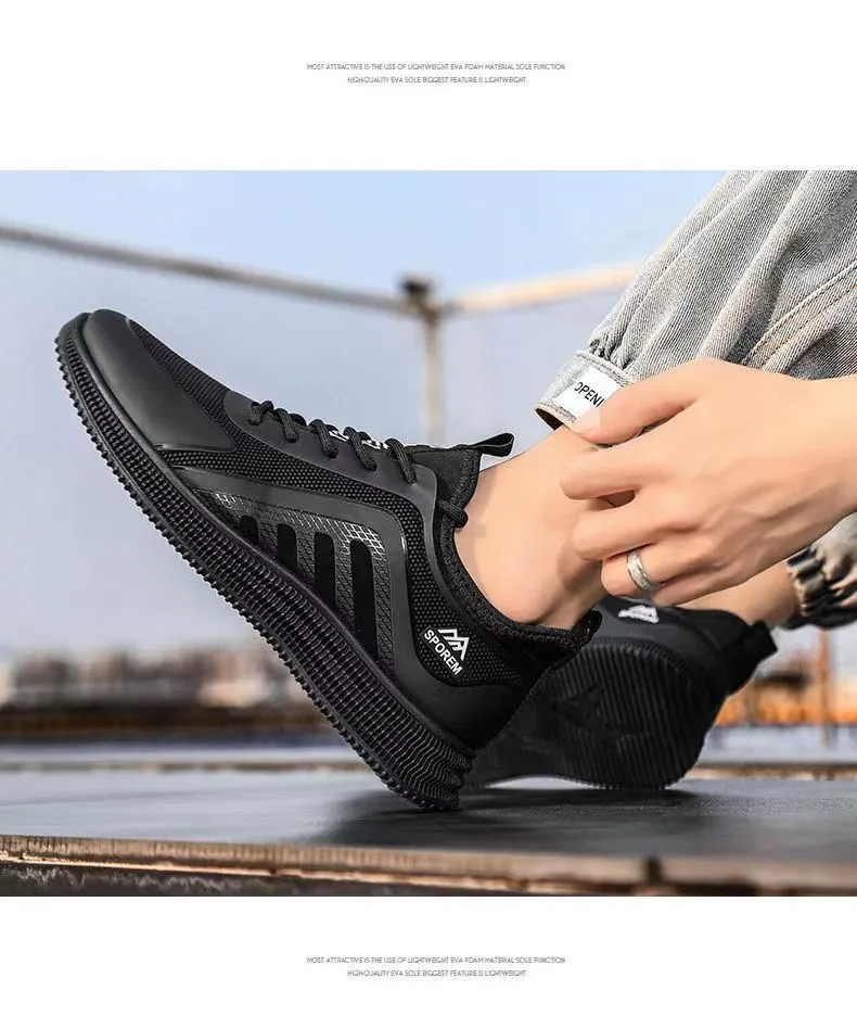 Men's Lightweight Casual Shoes Soft Sole Comfortable Walking Sneakers | Trendy Non-Slip Dirt-Resistant Sports Shoes for Everyday Wear, Travel, and Active Lifestyles showcase 9