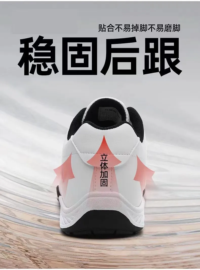 Men's Leather Casual Shoes Breathable Lightweight Spring 2025 Fashion Sneakers Soft Sole Walking Running Travel Shoes for Men showcase 1