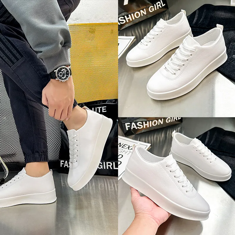 Men's Black Slip-On Skateboard Shoes Casual Lightweight Sports Sneakers Round Toe Foreign Trade Cross-Border Flat Shoes for Men thumbnail 8