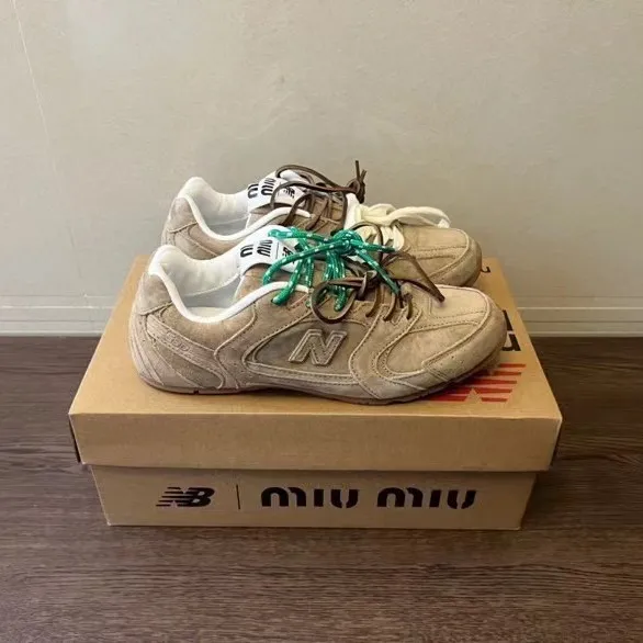 Miumiu Co-brand NB530 Casual Sneakers - Lightweight All-Match Running Shoes for Men and Women - Putian Shoes Company thumbnail 2