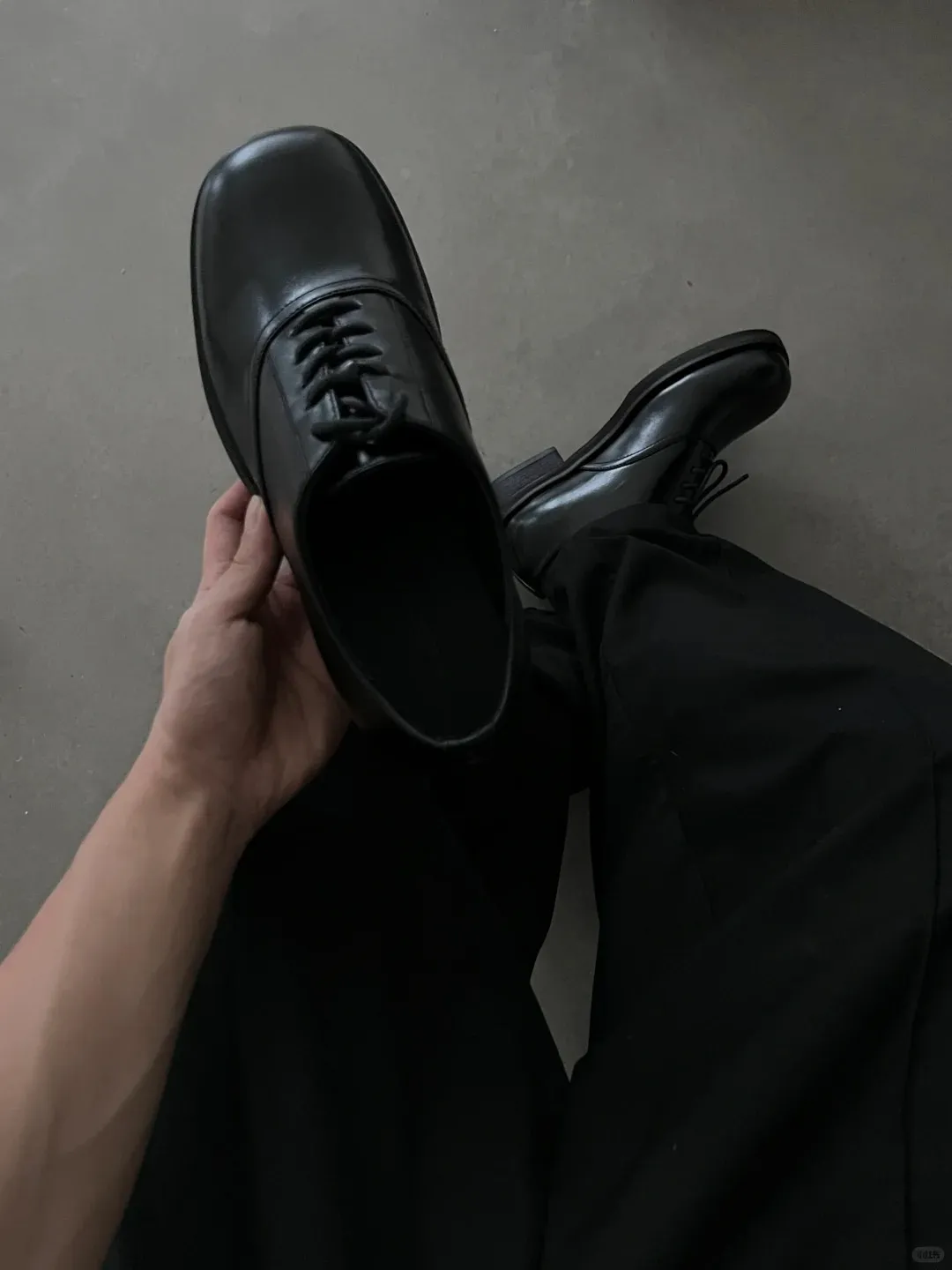 Men's Leather Derby Dress Shoes Square Toe Casual Business Wedding Shoes Comfortable Thick Sole Height Increasing showcase 9