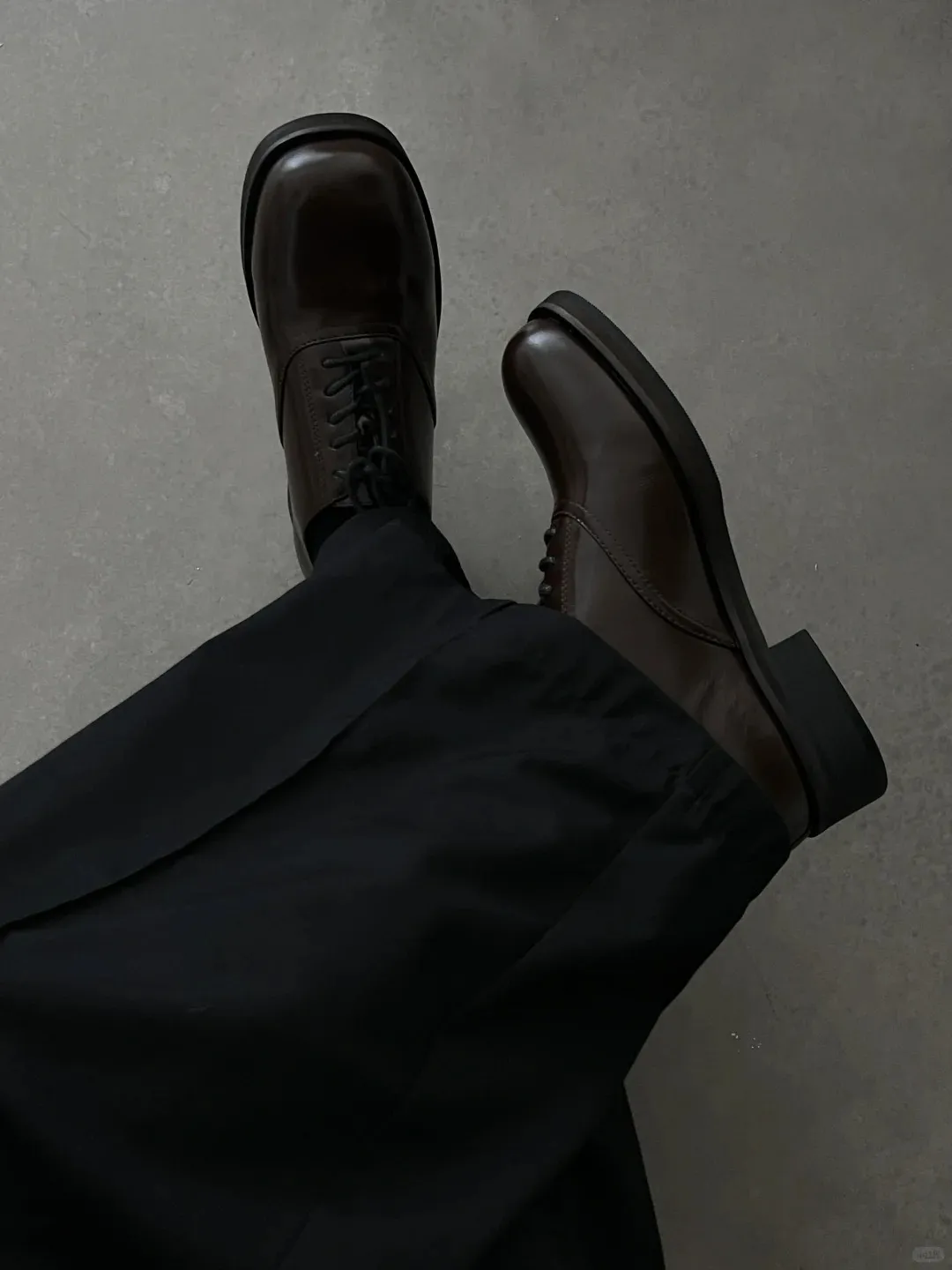 Men's Leather Derby Dress Shoes Square Toe Casual Business Wedding Shoes Comfortable Thick Sole Height Increasing showcase 3