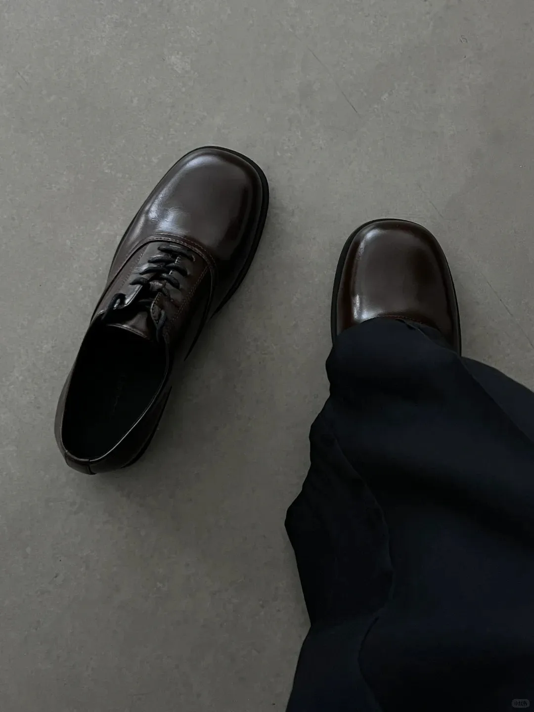 Men's Leather Derby Dress Shoes Square Toe Casual Business Wedding Shoes Comfortable Thick Sole Height Increasing showcase 1