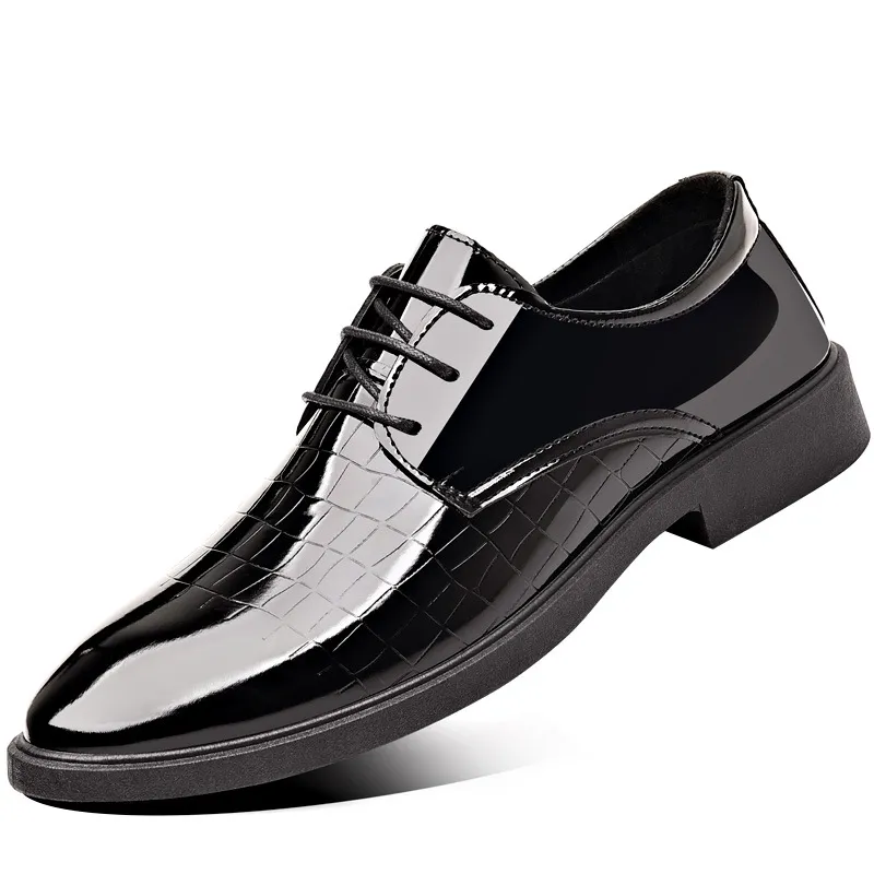 Men's Business Leather Shoes Plus Size, High-End Formal Dress Shoes, Youth Casual Versatile Style, Wholesale Available thumbnail 5