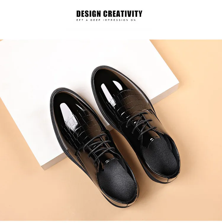 Men's Business Leather Shoes Plus Size, High-End Formal Dress Shoes, Youth Casual Versatile Style, Wholesale Available showcase 16