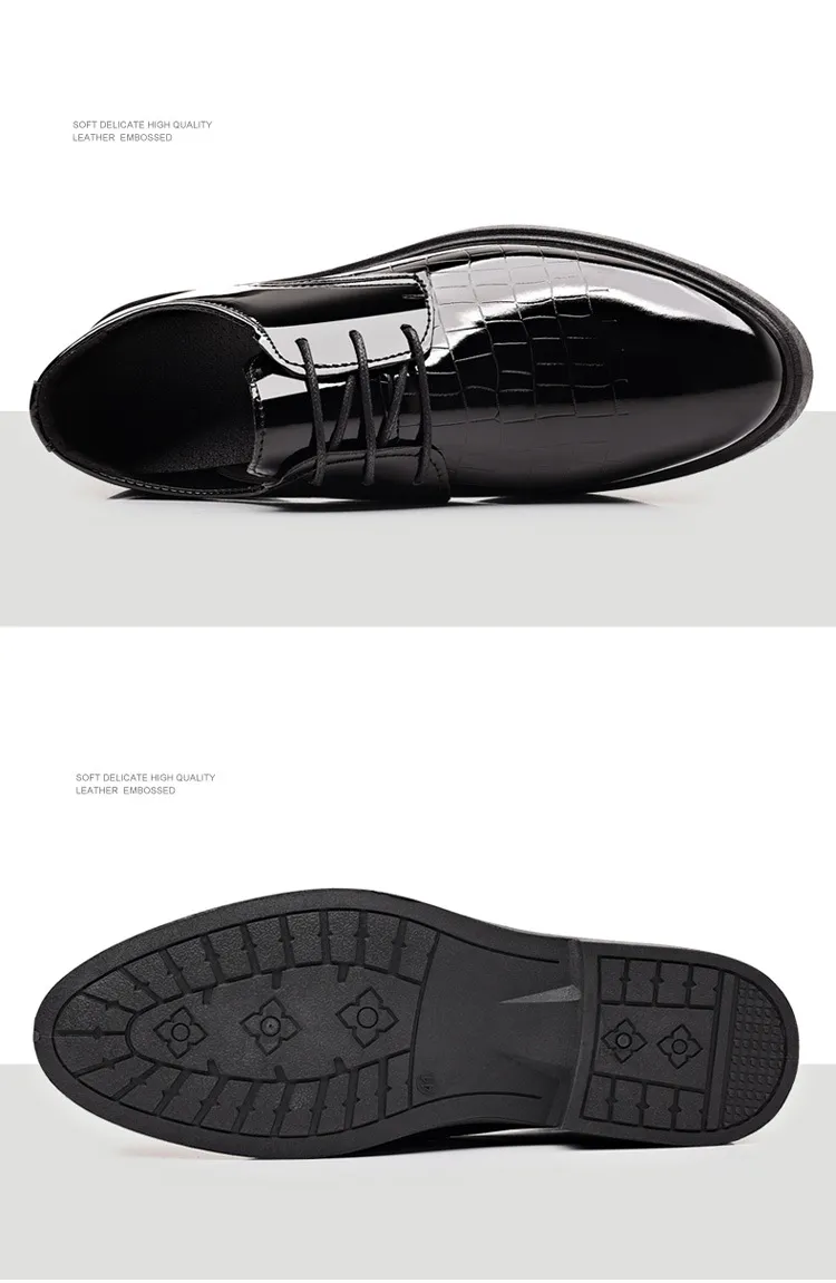 Men's Business Leather Shoes Plus Size, High-End Formal Dress Shoes, Youth Casual Versatile Style, Wholesale Available showcase 18