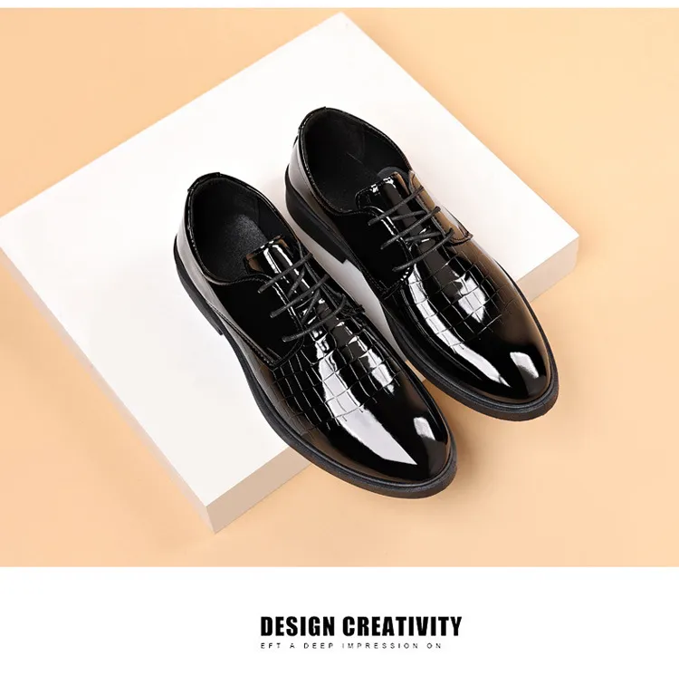 Men's Business Leather Shoes Plus Size, High-End Formal Dress Shoes, Youth Casual Versatile Style, Wholesale Available showcase 14