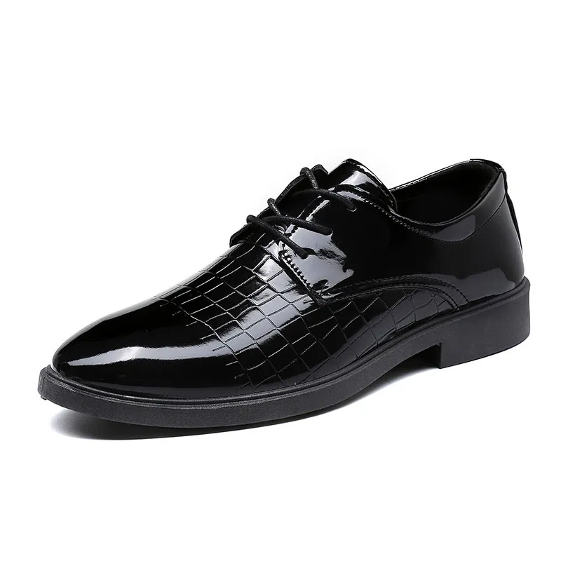 Men's Business Leather Shoes Plus Size, High-End Formal Dress Shoes, Youth Casual Versatile Style, Wholesale Available thumbnail 6
