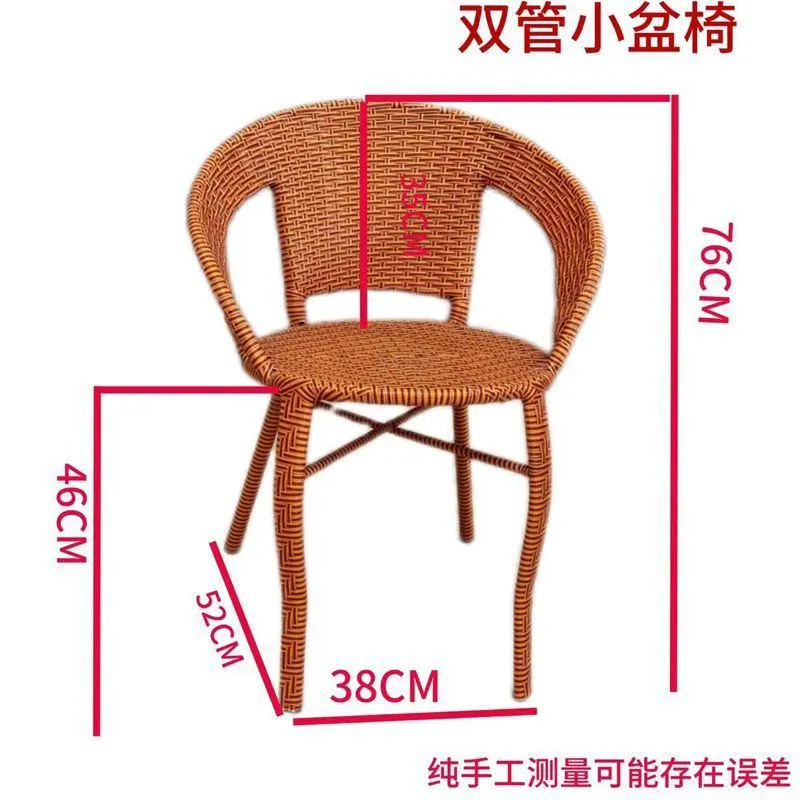 Handmade Rattan Chair for Elderly Adults - Woven Backrest Dining Chair for Home, Outdoor Courtyard Use - Comfortable, Heightened, and Widened Back Support showcase 2