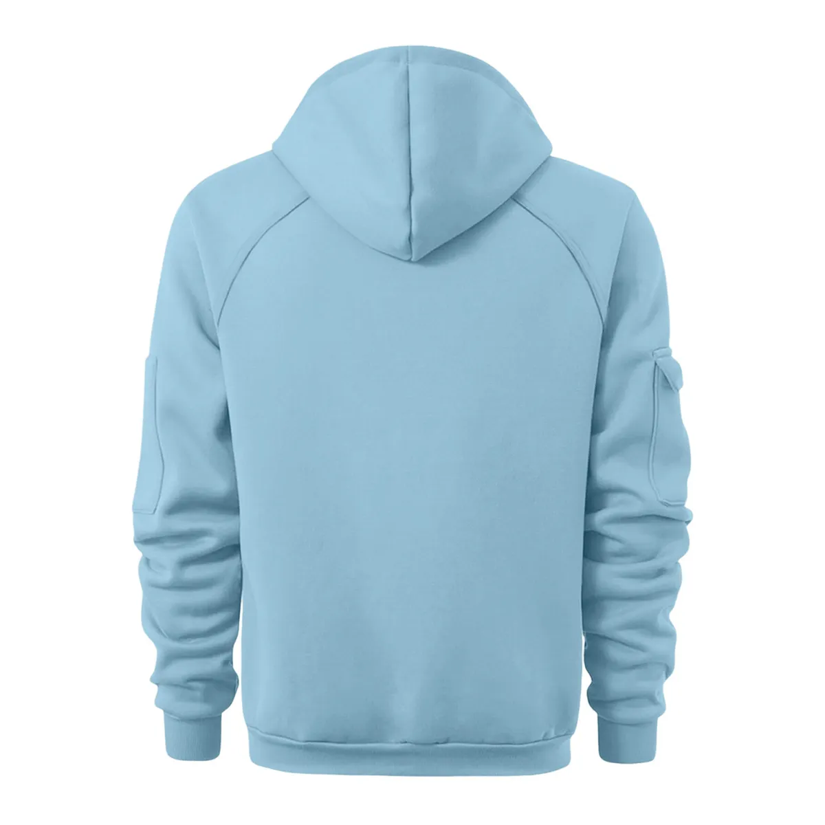 Men's Customizable Embroidered Zip-Up Sweatshirt Casual Loose Fit Plus Size Pullover Jacket for Cross-Border Fashion, Amazon New Style showcase 19