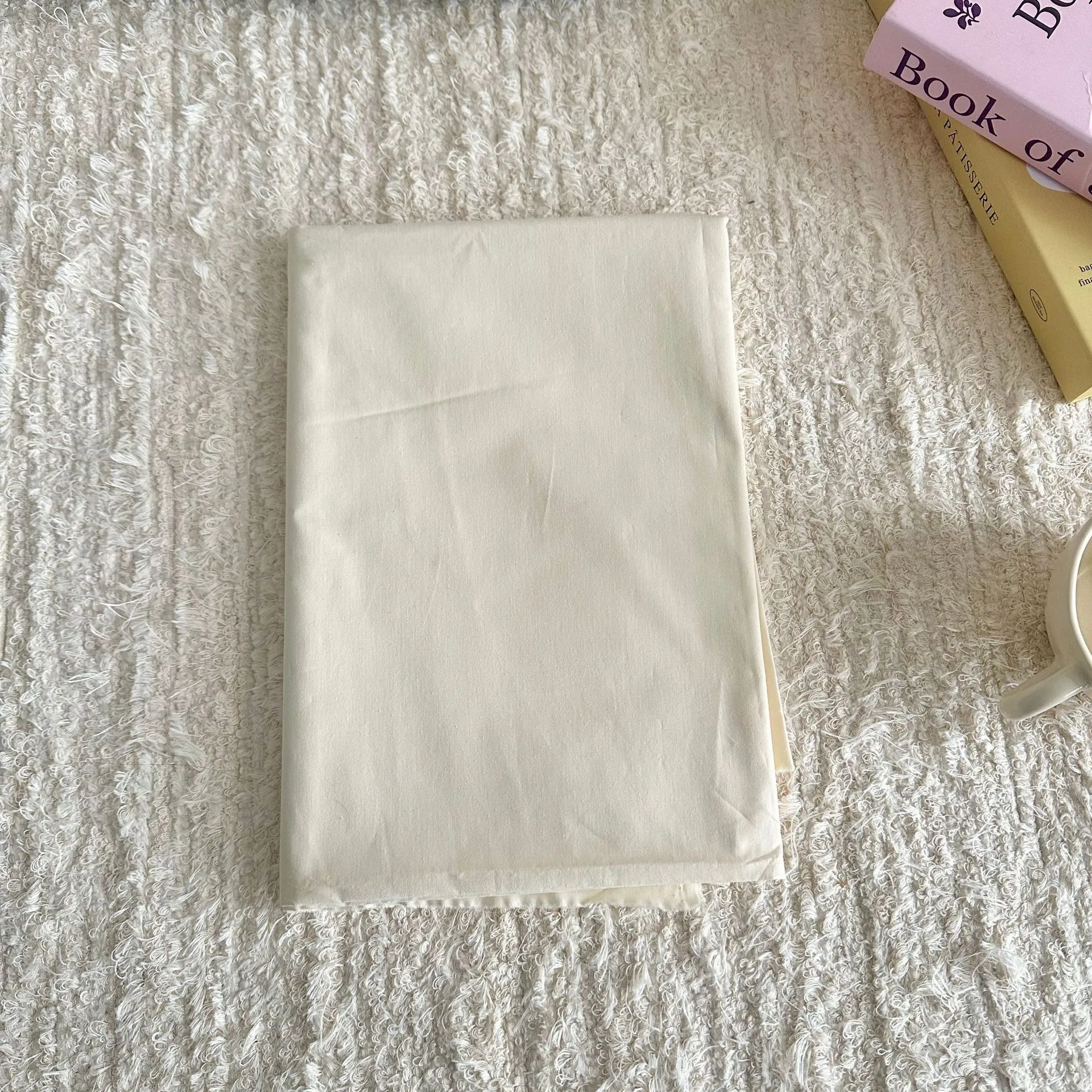 Pure Cotton Fabric Solid Color High Density Washable Cloth for Clothing, Women's Fashion, Handmade Bags, and DIY Projects thumbnail 7