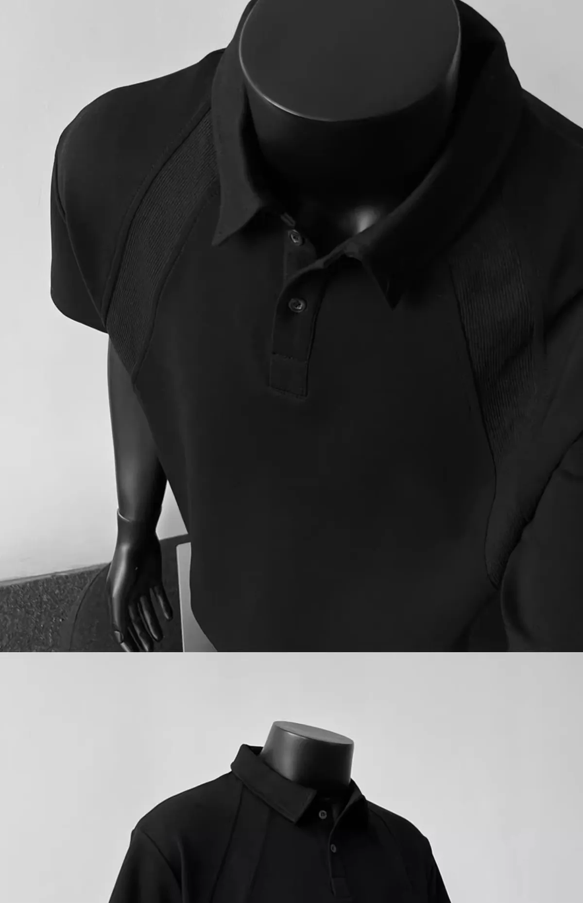 Men's American Style Polo Shirt - Regular Fit Short Sleeve Heavyweight T-Shirt with Turn-Down Collar & Raglan Sleeves - Trendy Summer Top showcase 6
