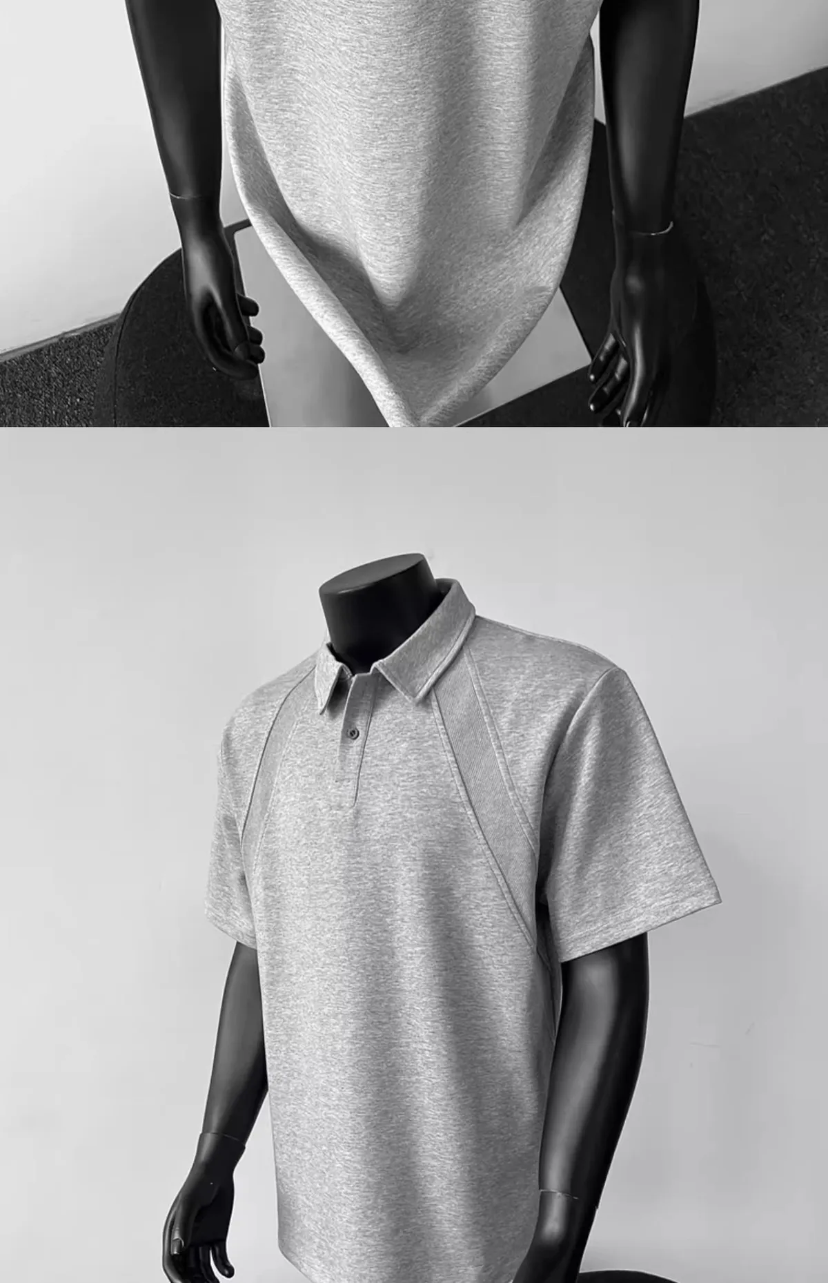 Men's American Style Polo Shirt - Regular Fit Short Sleeve Heavyweight T-Shirt with Turn-Down Collar & Raglan Sleeves - Trendy Summer Top showcase 15