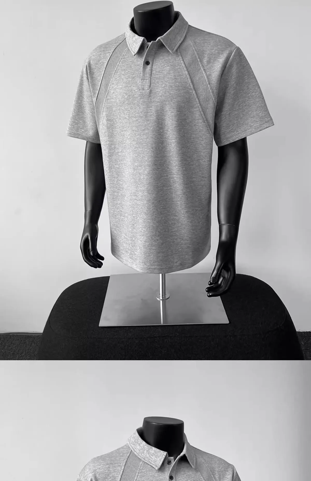 Men's American Style Polo Shirt - Regular Fit Short Sleeve Heavyweight T-Shirt with Turn-Down Collar & Raglan Sleeves - Trendy Summer Top showcase 12
