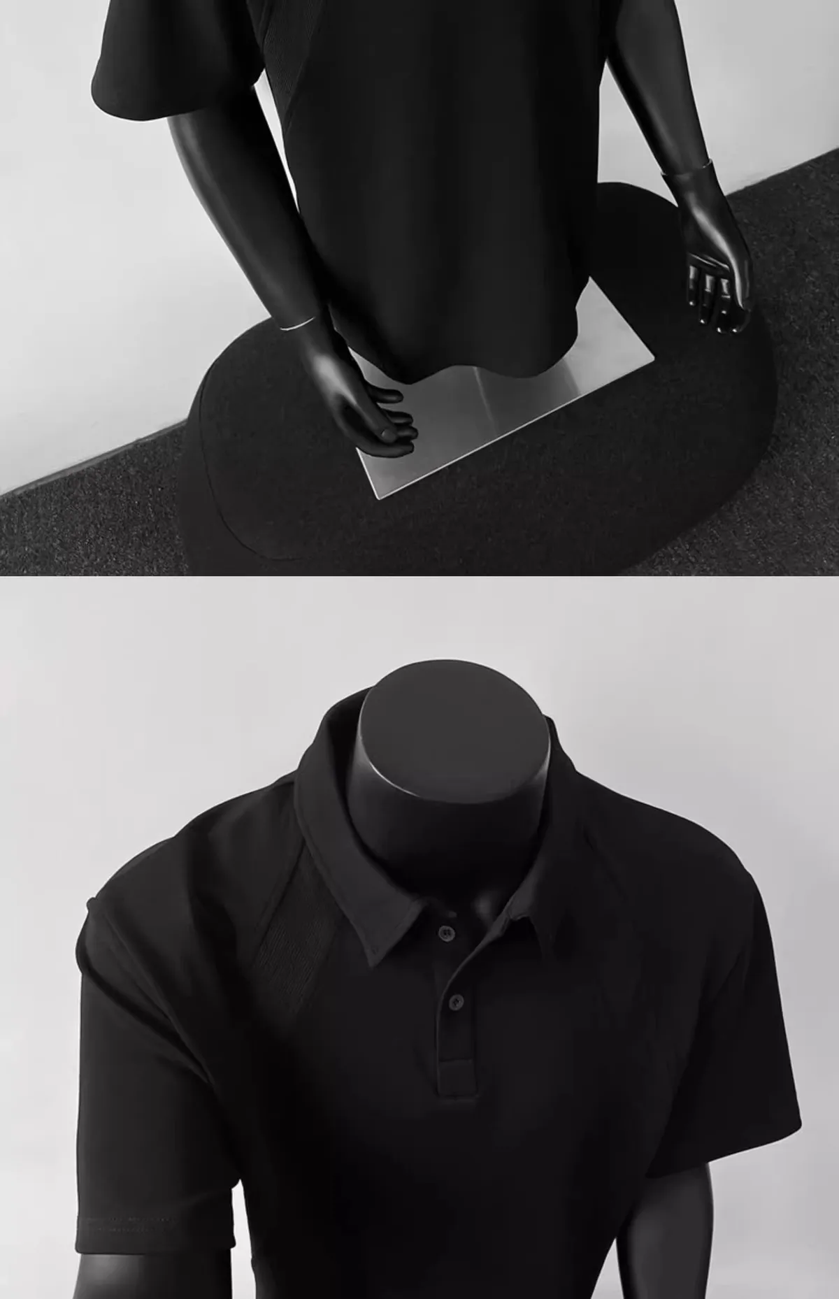Men's American Style Polo Shirt - Regular Fit Short Sleeve Heavyweight T-Shirt with Turn-Down Collar & Raglan Sleeves - Trendy Summer Top showcase 8