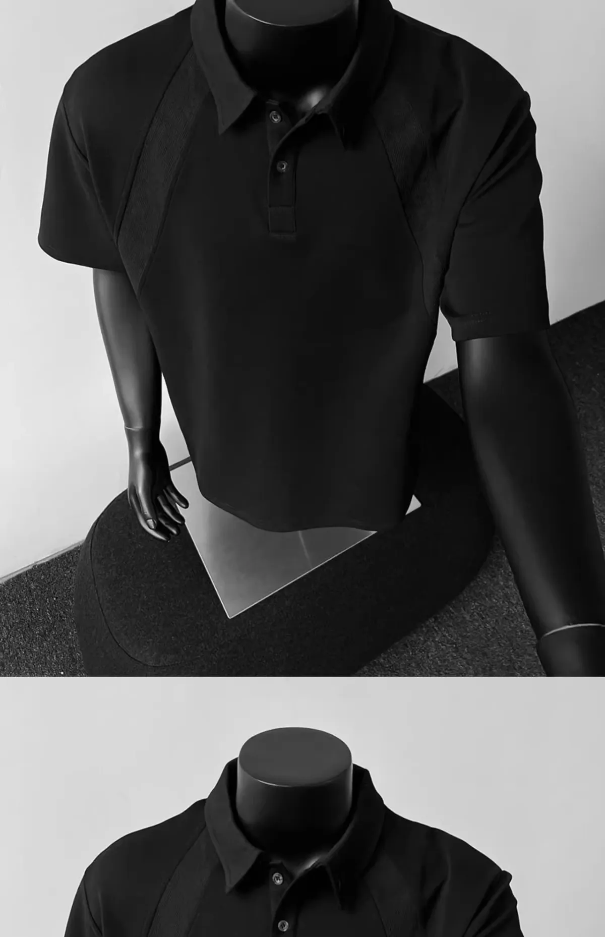 Men's American Style Polo Shirt - Regular Fit Short Sleeve Heavyweight T-Shirt with Turn-Down Collar & Raglan Sleeves - Trendy Summer Top showcase 2