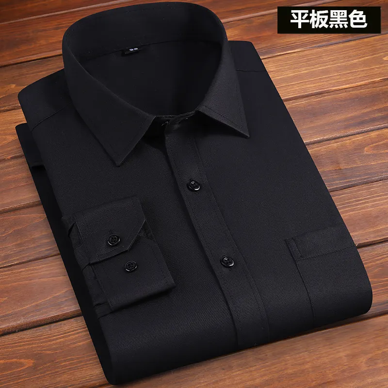 Long Sleeve - Black Plain Pocket