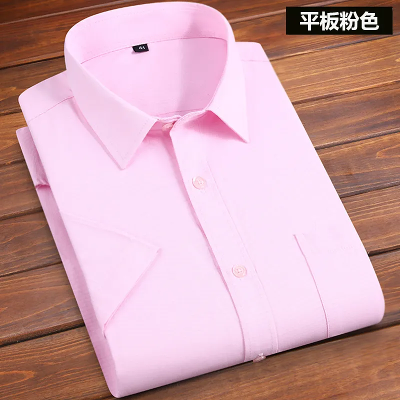 Short Sleeve - Pink Plain Pocket