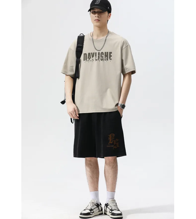 Men's Short Sleeve T-Shirt - 2025 New Arrival - Summer Fashionable Loose Fit Sports Casual Top - Trendy Streetwear for Men showcase 14