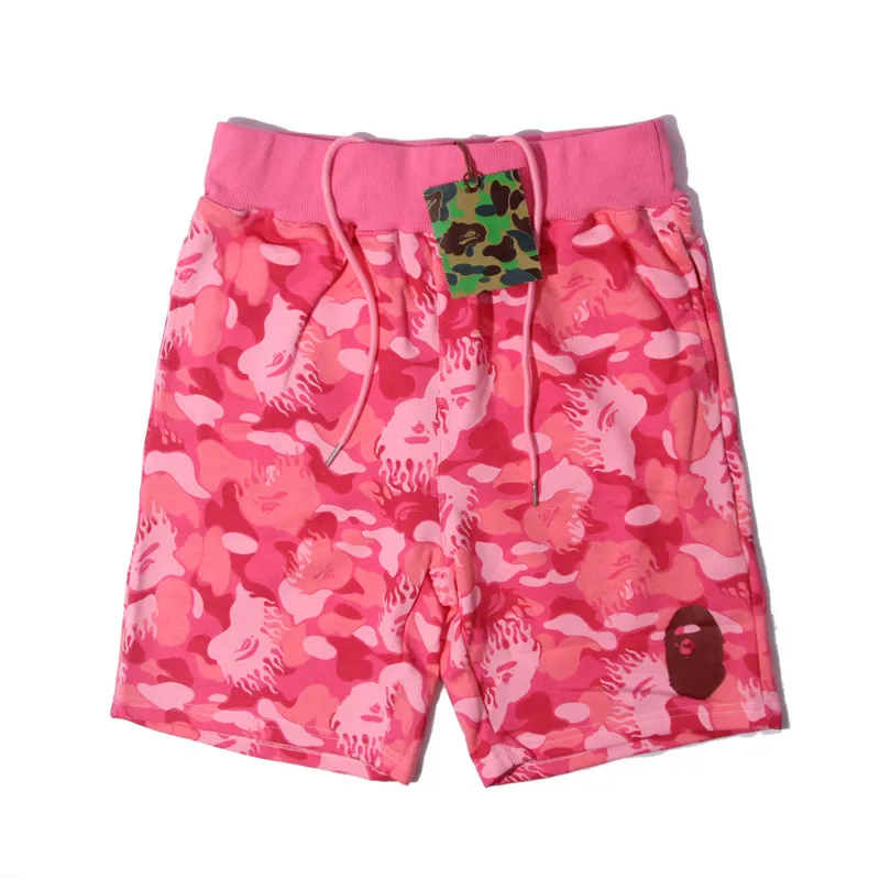 Men's Camouflage Shark Print Shorts Summer Cotton Terry Cloth Straight Leg Casual Shorts Streetwear showcase 19