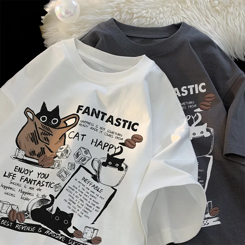 Men's Heavyweight Short Sleeve T-Shirt | 2024 Summer Fashion | American Style Loose Fit Tee | Trendy Top for Teen Boys thumbnail 3