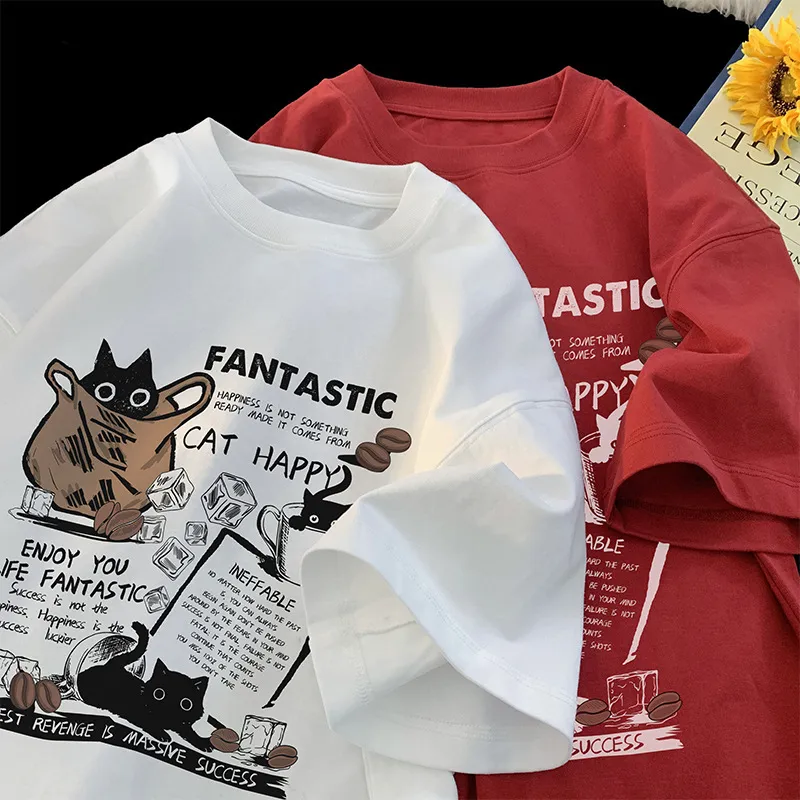 Men's Heavyweight Short Sleeve T-Shirt | 2024 Summer Fashion | American Style Loose Fit Tee | Trendy Top for Teen Boys thumbnail 4