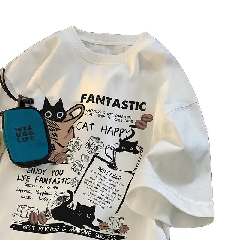 Men's Heavyweight Short Sleeve T-Shirt | 2024 Summer Fashion | American Style Loose Fit Tee | Trendy Top for Teen Boys thumbnail 5