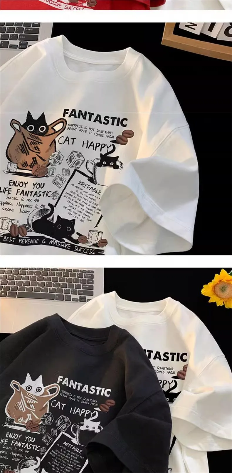 Men's Heavyweight Short Sleeve T-Shirt | 2024 Summer Fashion | American Style Loose Fit Tee | Trendy Top for Teen Boys showcase 10