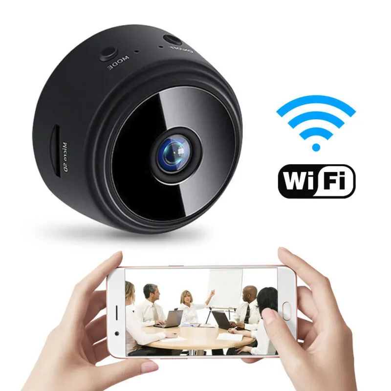 A9 Mini Wireless WiFi Security Camera - Wide Angle HD 1080P Indoor/Outdoor Surveillance Camera for Home Security and Remote Monitoring thumbnail 2