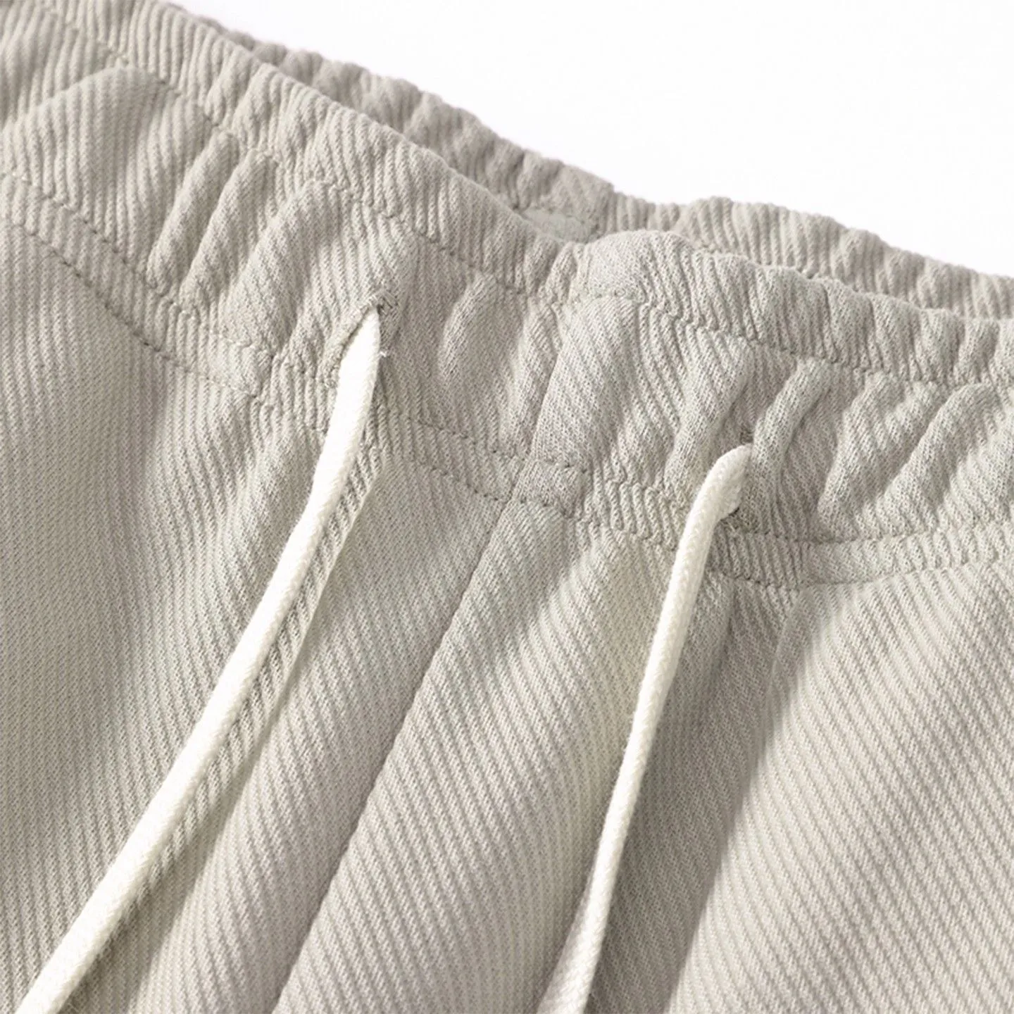Men's Casual Straight Leg Sweatpants - Lightweight Knit Joggers for Spring/Autumn - Loose Fit Athletic Pants for Sports & Everyday Wear - Gray thumbnail 2