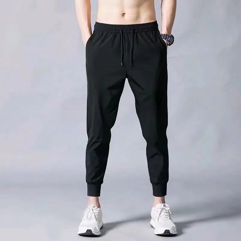 Men's Fleece Sweatpants - Autumn Winter Heavyweight Wide Leg Sports Pants, Loose Fit Straight Casual Trousers for Men thumbnail 10