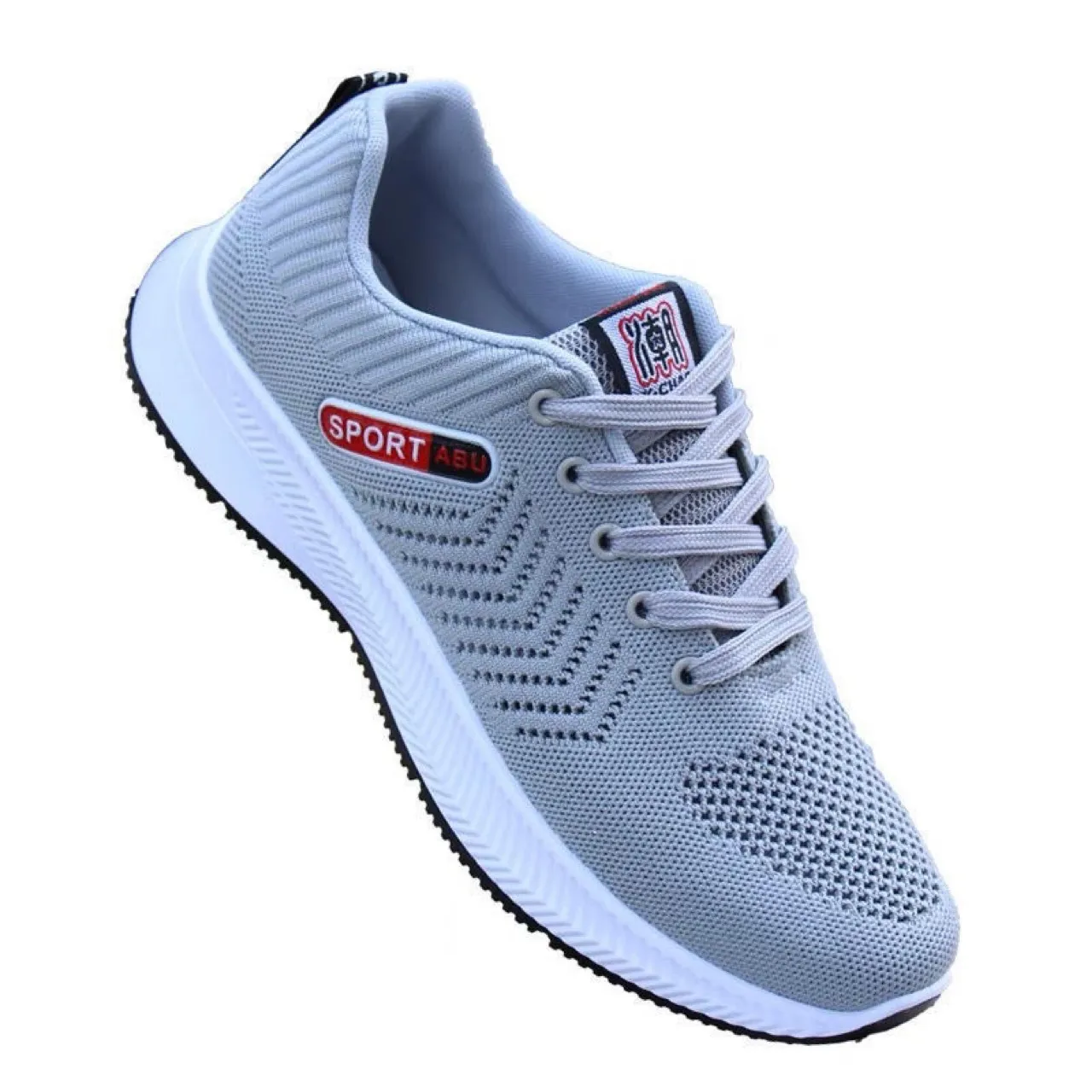 Men's Breathable Knit Sneakers Lightweight Running Shoes Casual Walking Athletic Shoes for Spring Autumn Cross-border Wholesale Comfortable Sneakers thumbnail 5