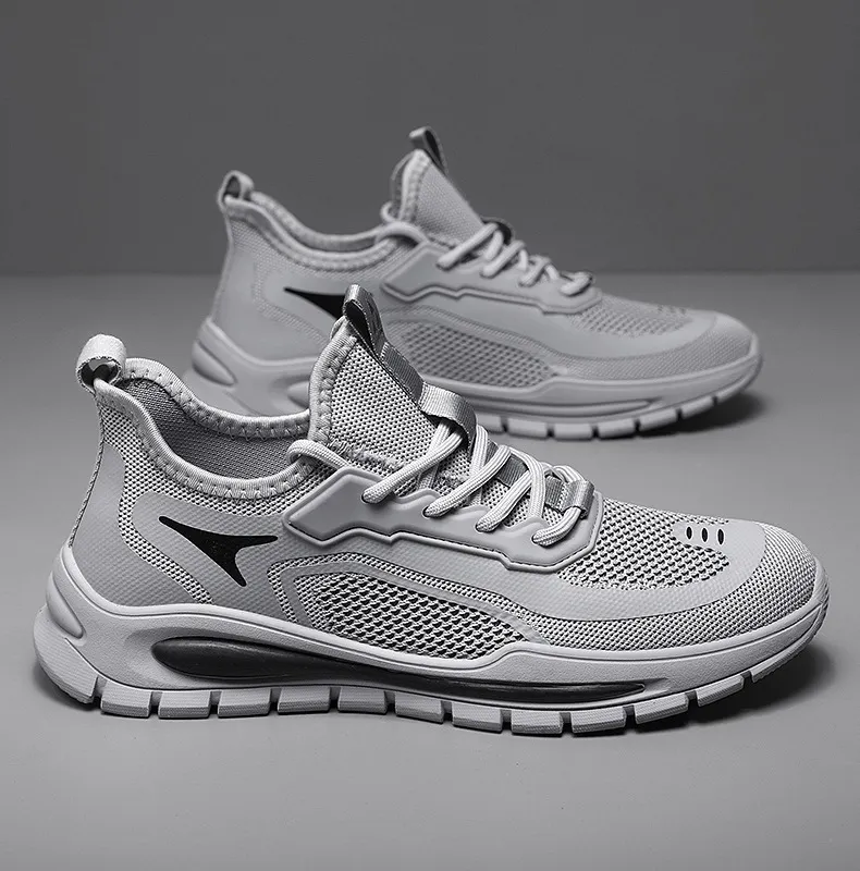 Men's Breathable Mesh Sneakers - Lightweight Summer Casual Shoes - Non-Slip Athletic Walking Shoes for Men - Black showcase 11