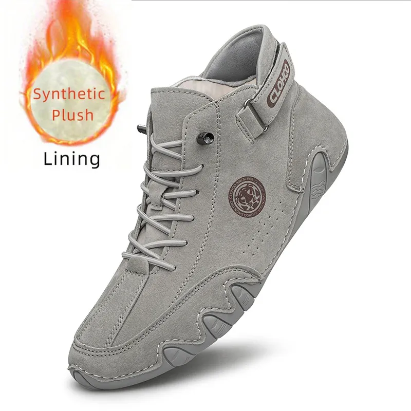 Men's High-Top Martin Boots - Stylish Casual Ankle Boots for Autumn/Winter - Large Size Fashionable Octopus Design - Best Selling Cross-Border Footwear thumbnail 7