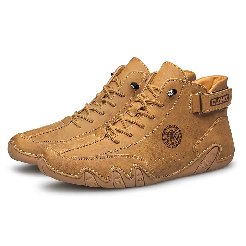 Men's High-Top Martin Boots - Stylish Casual Ankle Boots for Autumn/Winter - Large Size Fashionable Octopus Design - Best Selling Cross-Border Footwear thumbnail 6