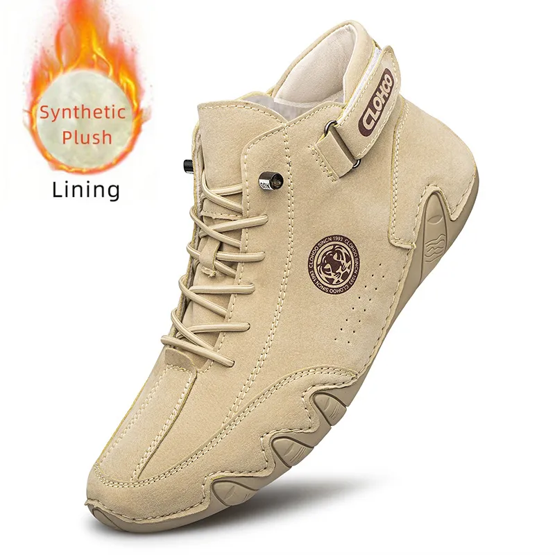 Men's High-Top Martin Boots - Stylish Casual Ankle Boots for Autumn/Winter - Large Size Fashionable Octopus Design - Best Selling Cross-Border Footwear thumbnail 8