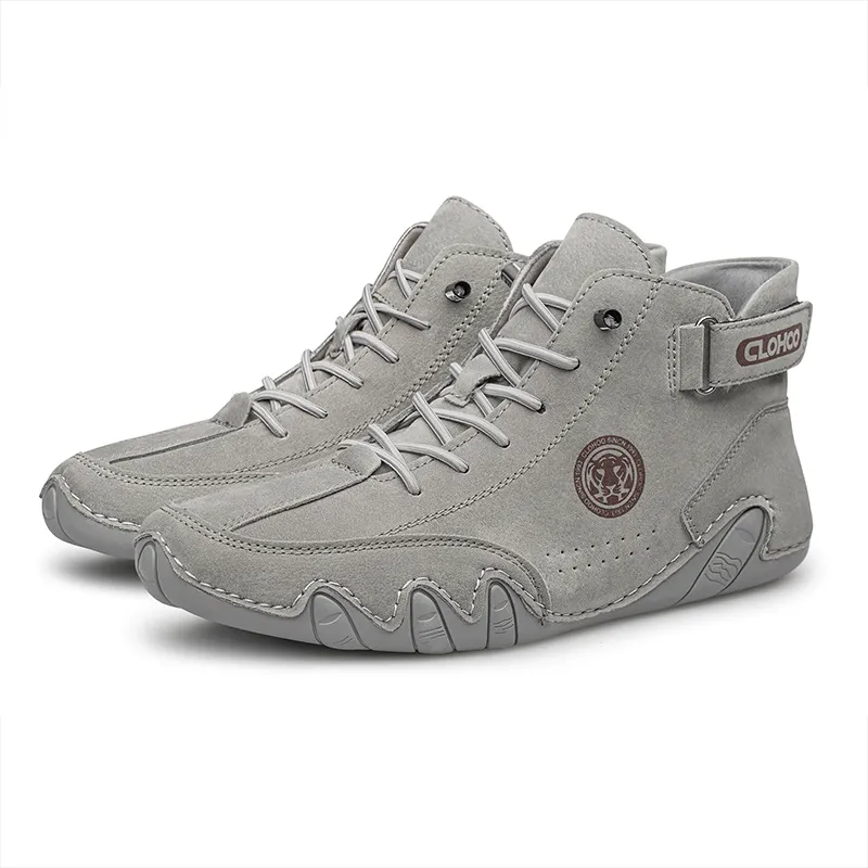 Men's High-Top Martin Boots - Stylish Casual Ankle Boots for Autumn/Winter - Large Size Fashionable Octopus Design - Best Selling Cross-Border Footwear thumbnail 9