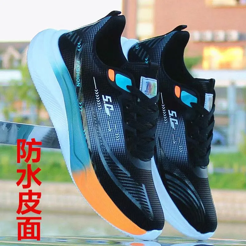 Men's Breathable Running Shoes - 2026 Korean Style Soft Sole Ultra-Light Comfortable Casual Sports Shoes for Students - Spring/Summer thumbnail 7