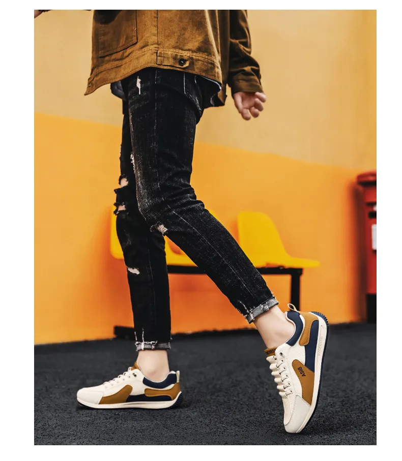 Men's Forrest Gump Style Sneakers 2025 - Breathable Casual Trendy Cloth Shoes, Non-Slip Wear-Resistant Sports Sneakers for Men showcase 16