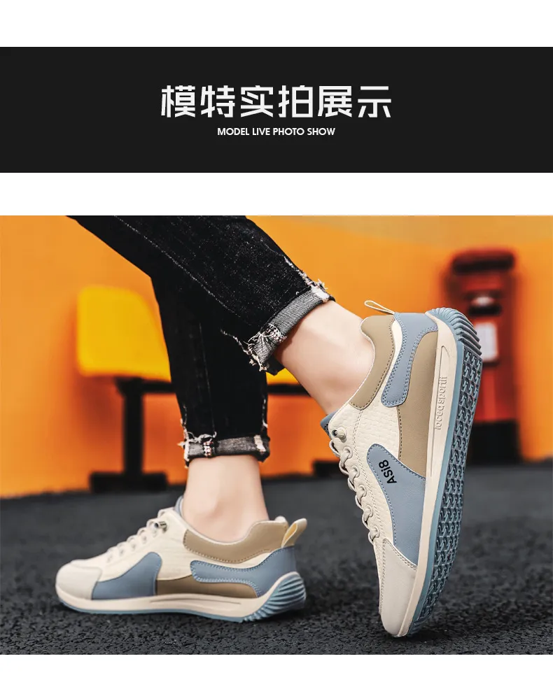 Men's Forrest Gump Style Sneakers 2025 - Breathable Casual Trendy Cloth Shoes, Non-Slip Wear-Resistant Sports Sneakers for Men showcase 10