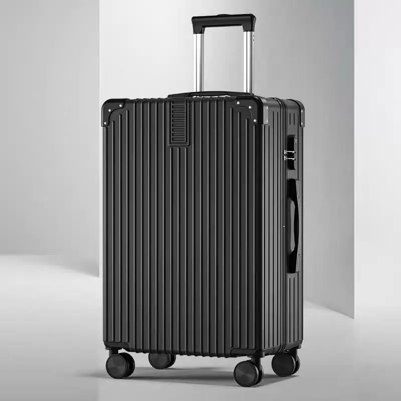 20-inch Large Capacity Luggage Suitcase with Password Lock, Aluminum Frame, Thickened Business Travel Rolling Case for Boarding thumbnail 10