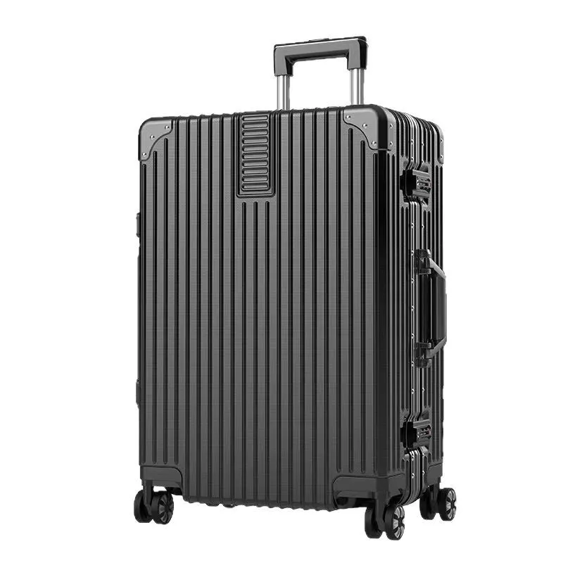 20-inch Large Capacity Luggage Suitcase with Password Lock, Aluminum Frame, Thickened Business Travel Rolling Case for Boarding thumbnail 5