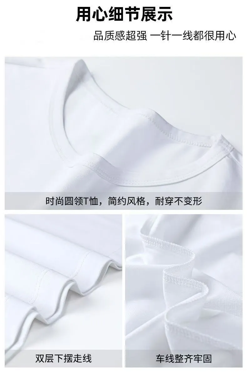 Men's Summer Milk Silk T-Shirt - Lightweight, Breathable Short Sleeve Tee - Loose Fit, Non-Transparent Undershirt - Casual Top for Hot Weather - Factory Direct showcase 4